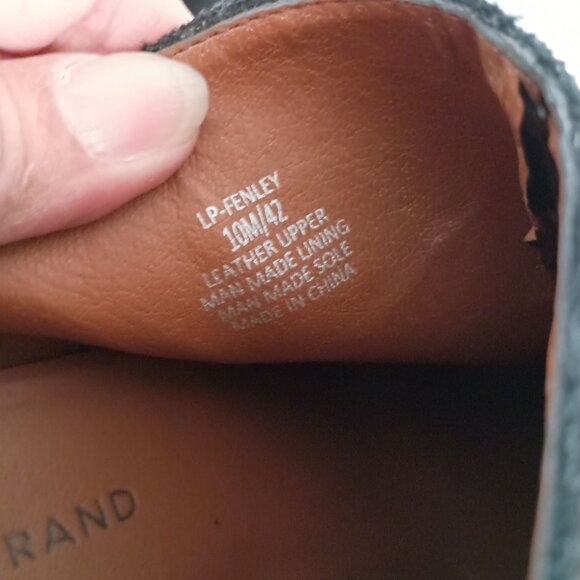 Lucky Brand Fenley Black Suede Cut Out Ankle Booties Women’s 10 Leather - Picture 4 of 12